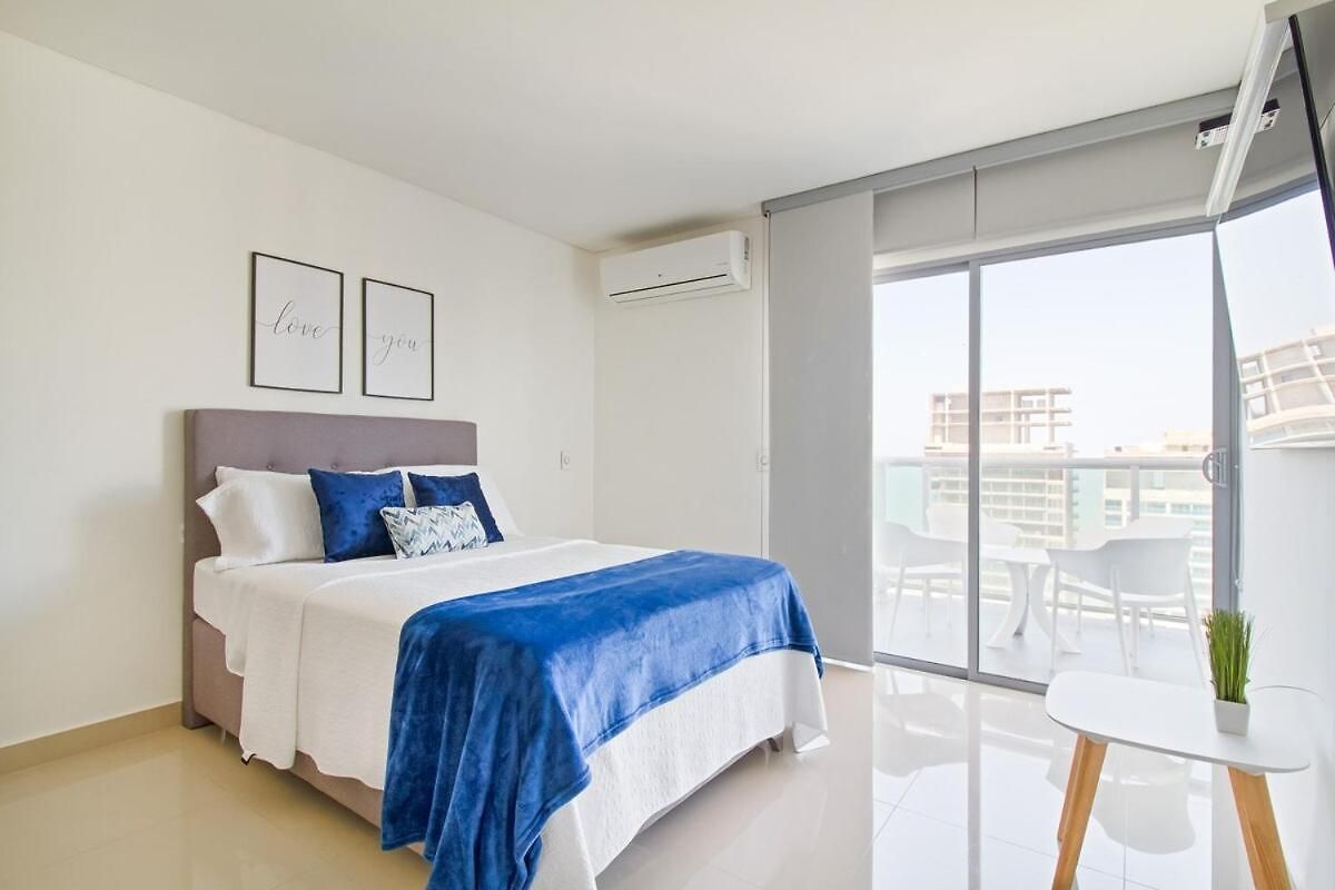 Fully Furnished Apartment, Floor 33, With Sea View Cartagena