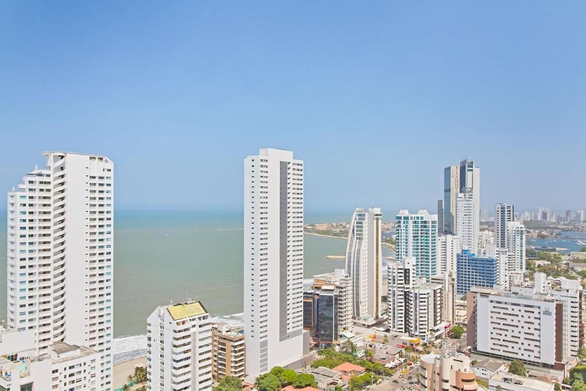 Fully Furnished Apartment, Floor 33, With Sea View Apartamento Cartagena