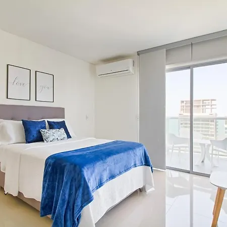 Fully Furnished Apartment, Floor 33, With Sea View Cartagena