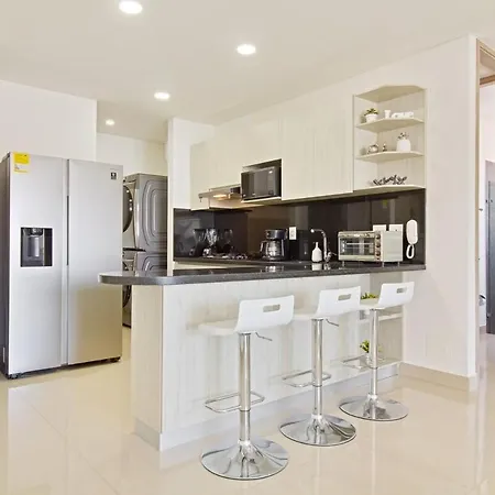 Fully Furnished Apartment, Floor 33, With Sea View * Cartagena