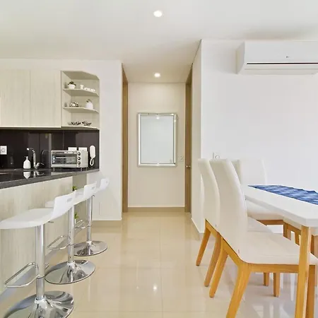 Fully Furnished Apartment, Floor 33, With Sea View Apartamento Cartagena