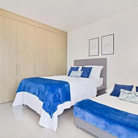 Fully Furnished Apartment, Floor 33, With Sea View * Cartagena
