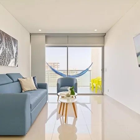 Fully Furnished Apartment, Floor 33, With Sea View Apartamento Cartagena